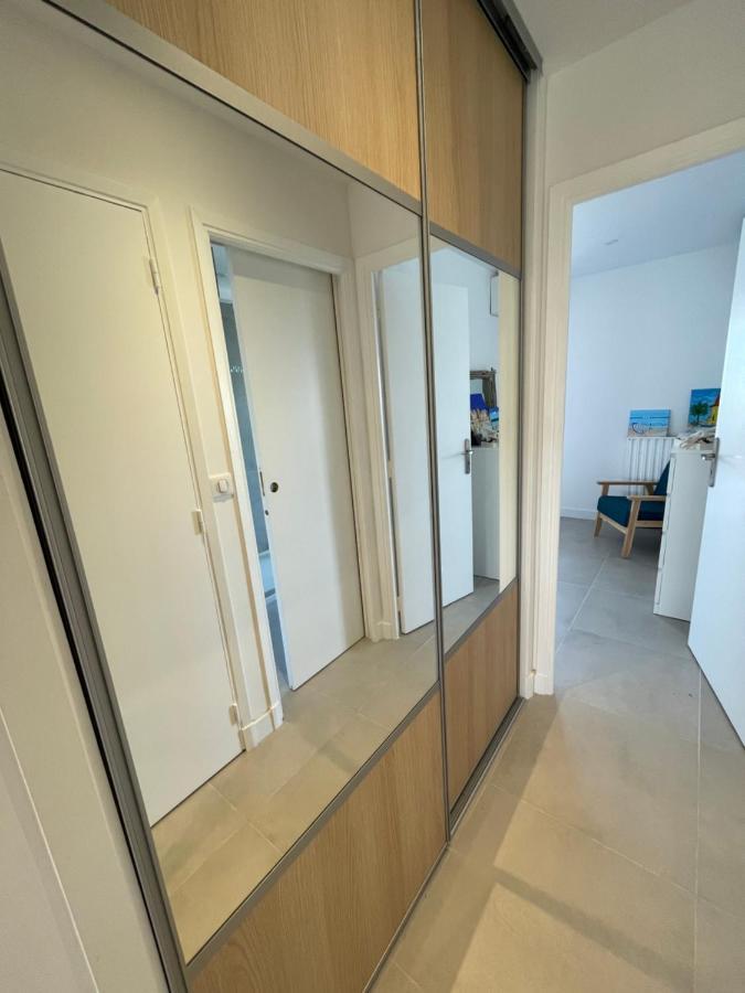 Appartement rénové vue mer avec garage Cagnes-sur-Mer Exterior foto
