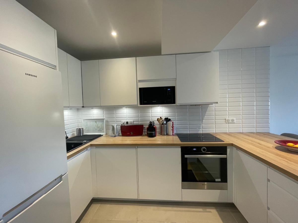 Appartement rénové vue mer avec garage Cagnes-sur-Mer Exterior foto