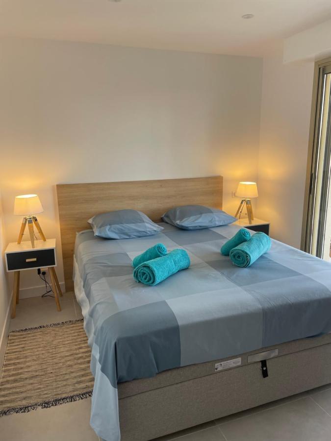Appartement rénové vue mer avec garage Cagnes-sur-Mer Exterior foto